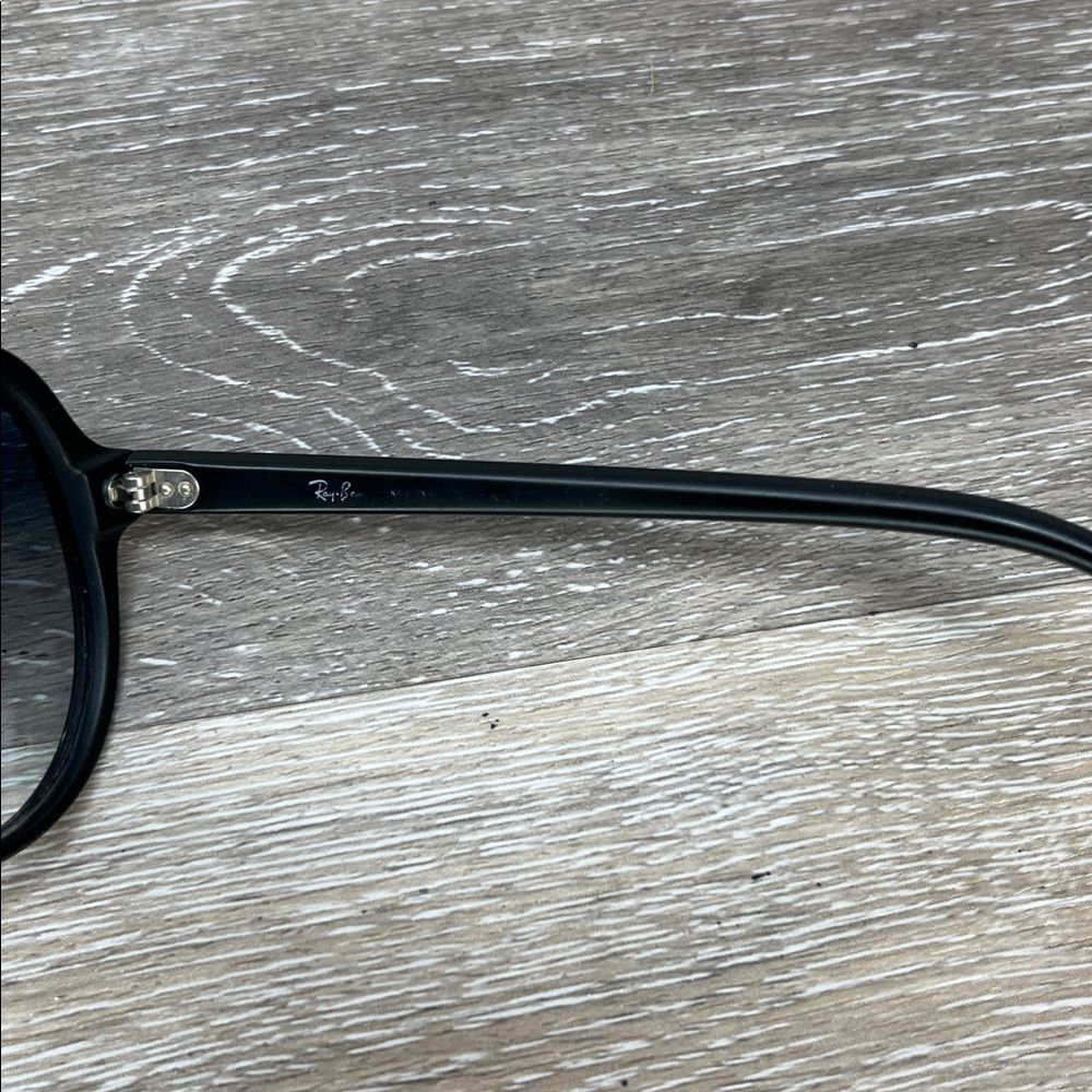 Ray-Ban Black Frame Sunglasses with Gradient Gray Lenses - Picture 5 of 8
